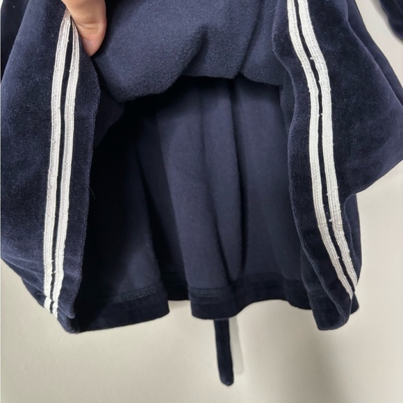 Good lad vintage baby girl navy blue and white velvet dress size 24M - Picture 5 of 7